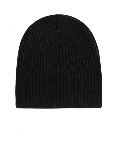 THE CLASSIC RIBBED BEANIE | Black livraison gratuite