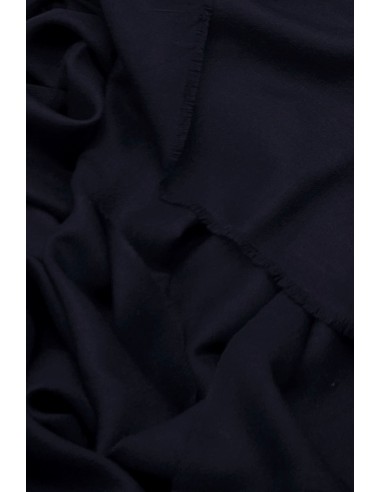 THE LARGE HANDWOVEN CASHMERE SCARF | Navy Blue acheter en ligne