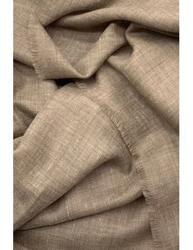 THE LARGE HANDWOVEN CASHMERE SCARF | Beige Par le système avancé 