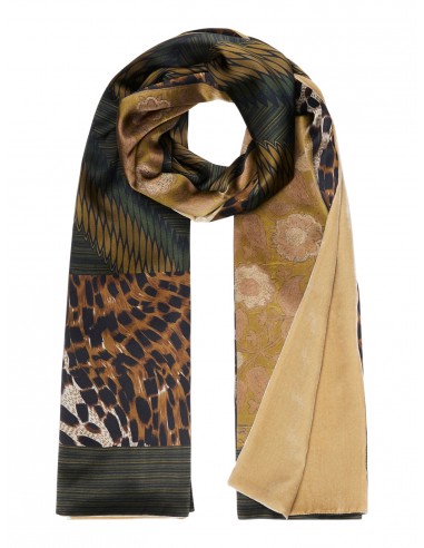 THE SILK AND VELVET SCARF | Kashmir pas chere