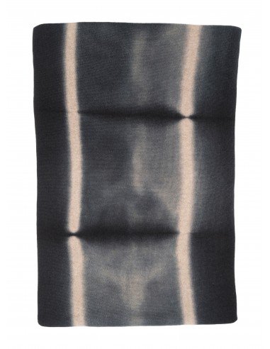 THE BIG TIE & DYE SCARF | STRIPES BLACK - COFFEE ouvre sa boutique