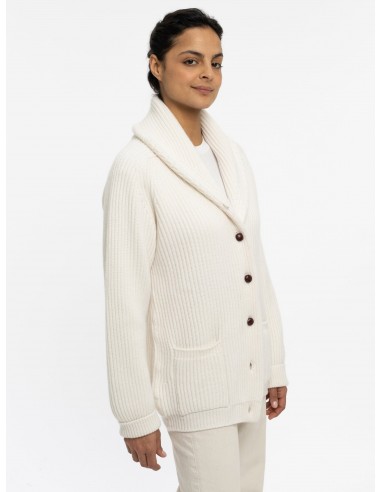 THE KENNEDY CARDIGAN | ICE WHITE de votre