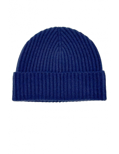 THE CLASSIC RIBBED BEANIE | British Blue acheter en ligne