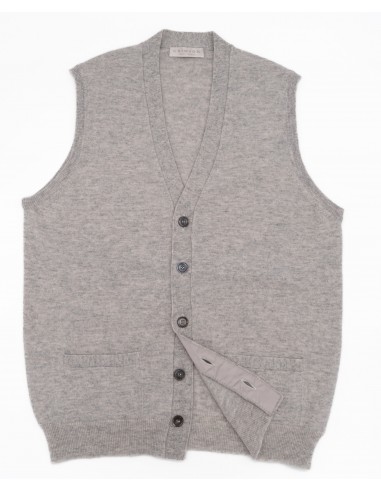 SLEEVELESS CARDIGAN | EARL GREY meilleur choix