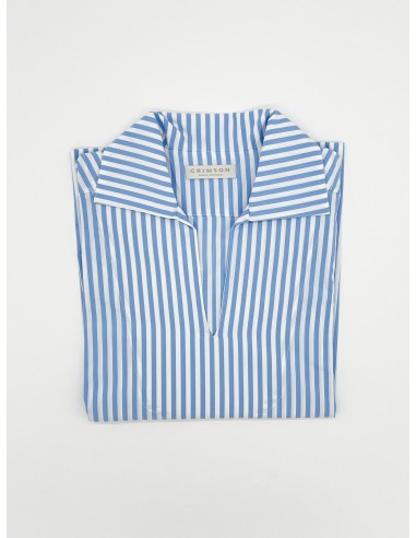 THE COTTON CAPRI SHIRT | CIELO STRIPES online