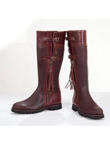 Bottes Espagnoles double bride marron Par le système avancé 