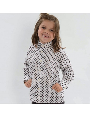 Chemise Gardian Enfant Salicorne Blanc Rouge vous aussi creer 