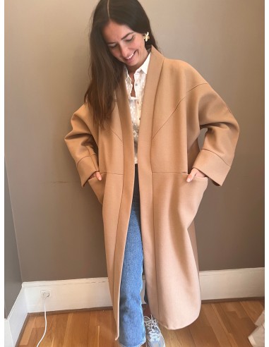 Manteau Alma Camel pas cheres