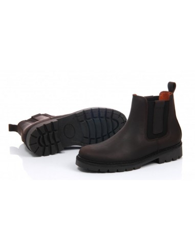 Boots en cuir marron - Aventura Pour