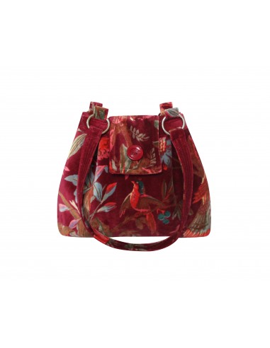 Sac Ava velours botanical plus qu'un jeu 